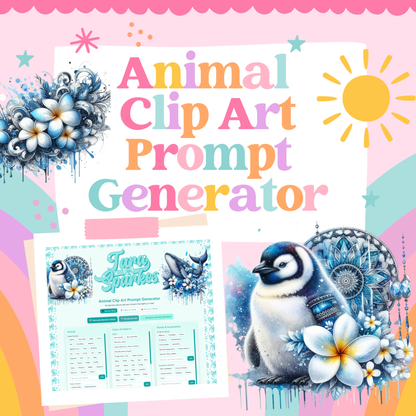 Animal & Flower Prompt Generator
