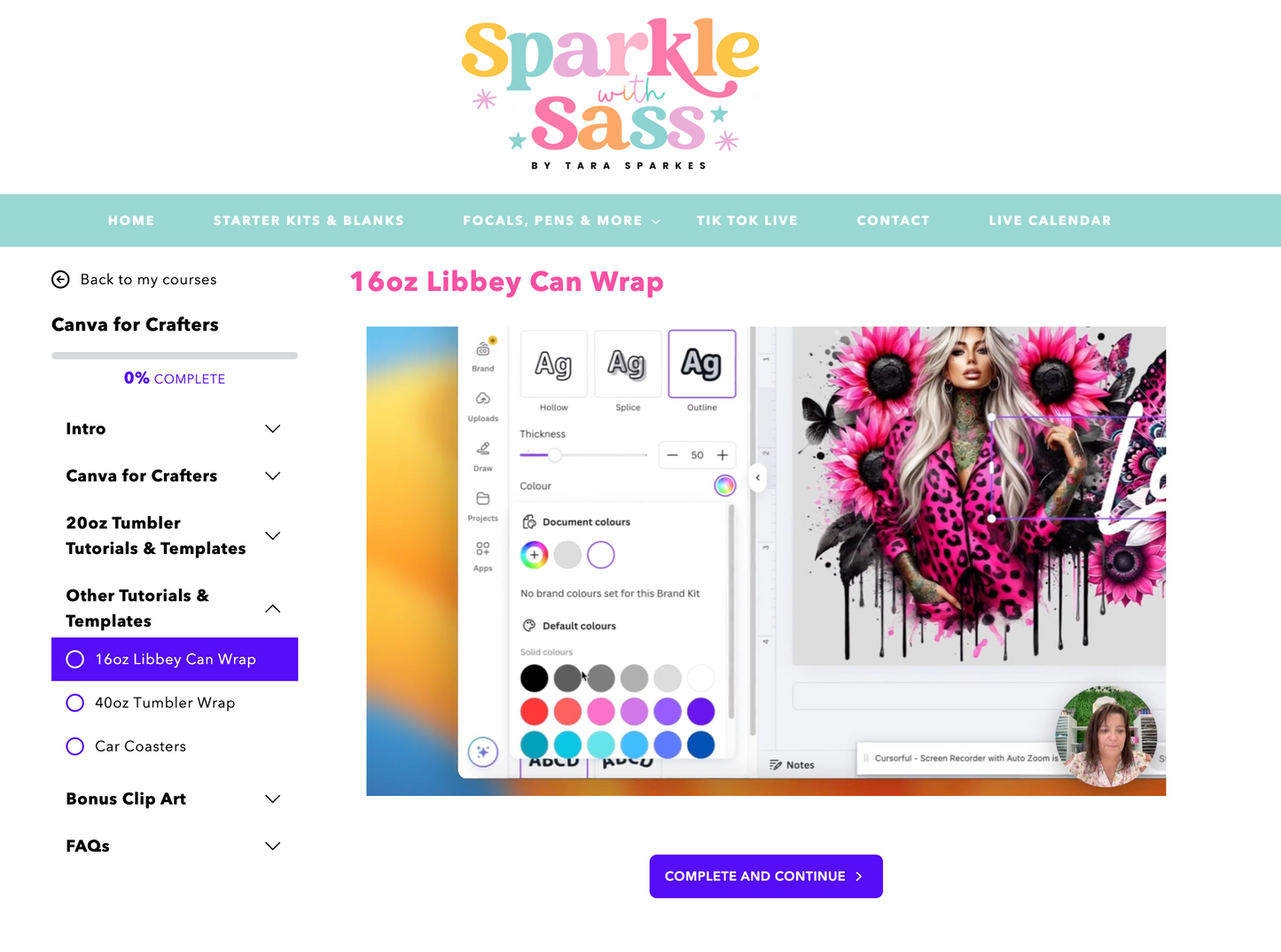 Canva for Crafters Course