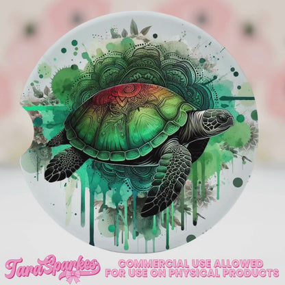 250+ Sublimation PNGs for Car Coasters – Animals Print File Bundle